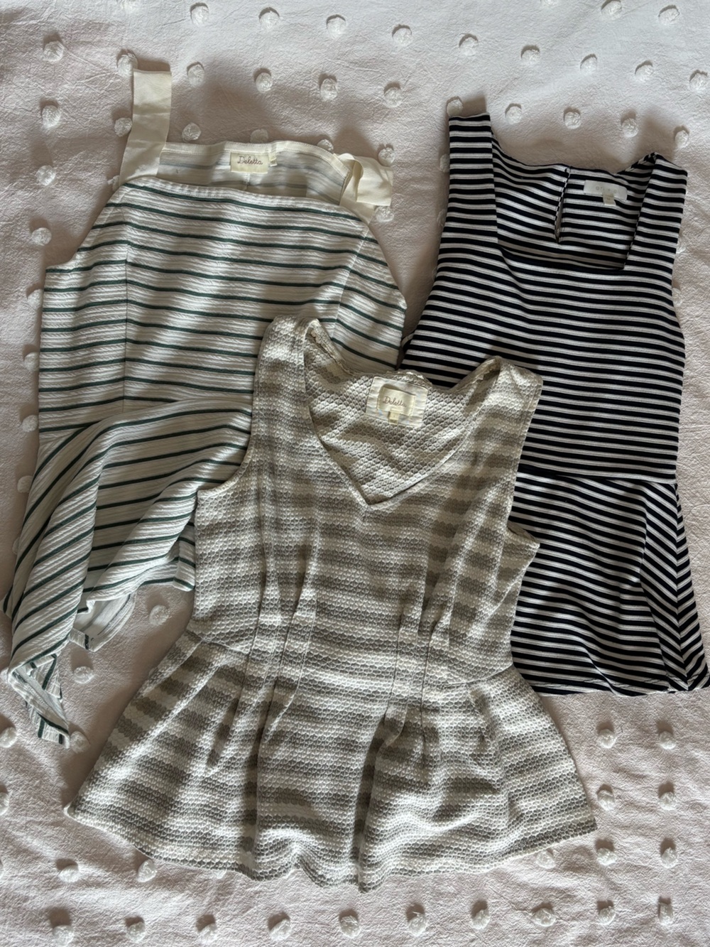 Anthropologie Peplum Pack by Deletta and Eri + Ali | Women’s Tank Top Bundle